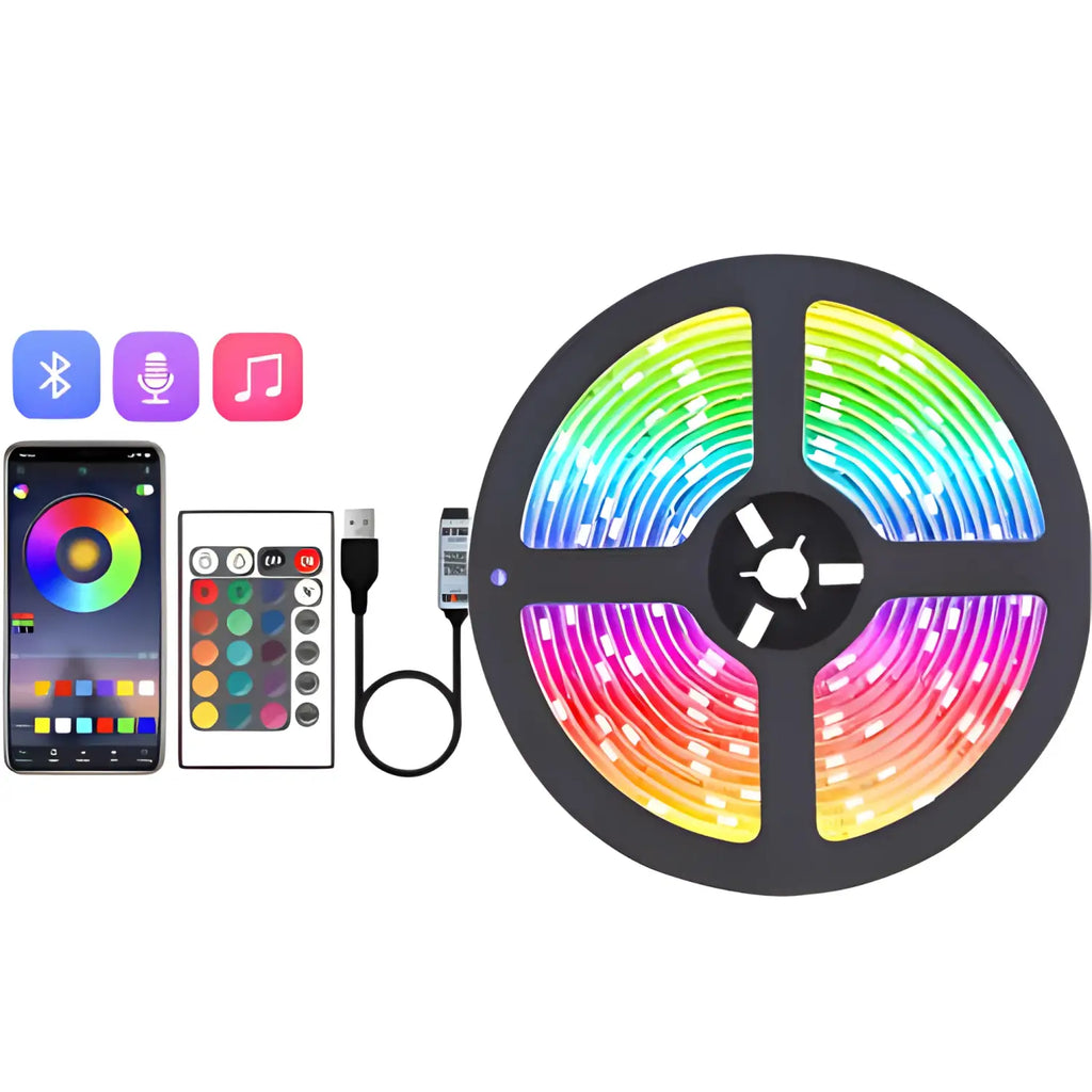 Bluetooth RGB Lights For Bedroom(Best Transformation😮‍💨)