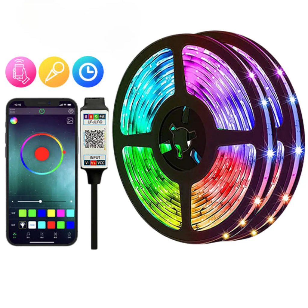 Bluetooth RGB Lights For Bedroom(Best Transformation😮‍💨)